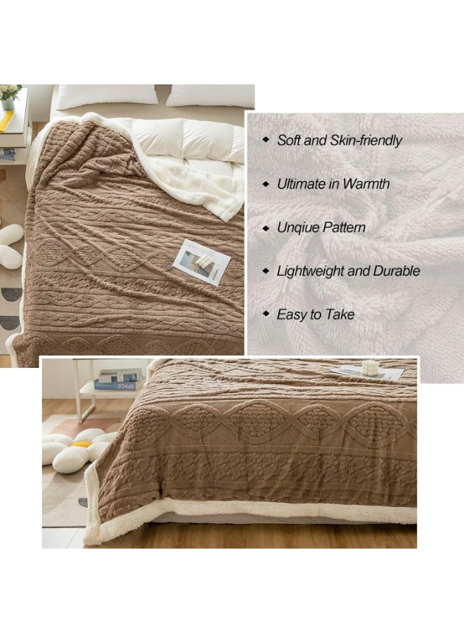 Blanket Thick Throw Soft Plush Fluffy Boho Tufted Blanket for Bed Sofa Couch - Image 4